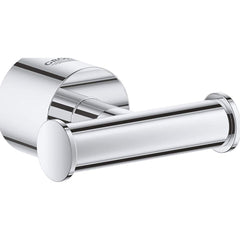 Grohe - Washroom Shelves, Soap Dishes & Towel Holders; Type: Robe Hook ; Material: Metal ; Length (Inch): 2-7/8 ; Width (Inch): 1 1/2 ; Depth (Inch): 2-7/8 ; Finish/Coating: Polished Chrome - Exact Industrial Supply
