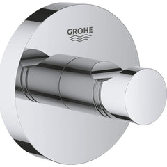 Grohe - Washroom Shelves, Soap Dishes & Towel Holders; Type: Robe Hook ; Material: Metal ; Length (Inch): 1-3/4 ; Width (Inch): 2-1/8 ; Depth (Inch): 1-3/4 ; Finish/Coating: Polished Chrome - Exact Industrial Supply