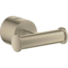 Grohe - Washroom Shelves, Soap Dishes & Towel Holders; Type: Robe Hook ; Material: Metal ; Length (Inch): 2-7/8 ; Width (Inch): 1 1/2 ; Depth (Inch): 2-7/8 ; Finish/Coating: Nickel - Exact Industrial Supply