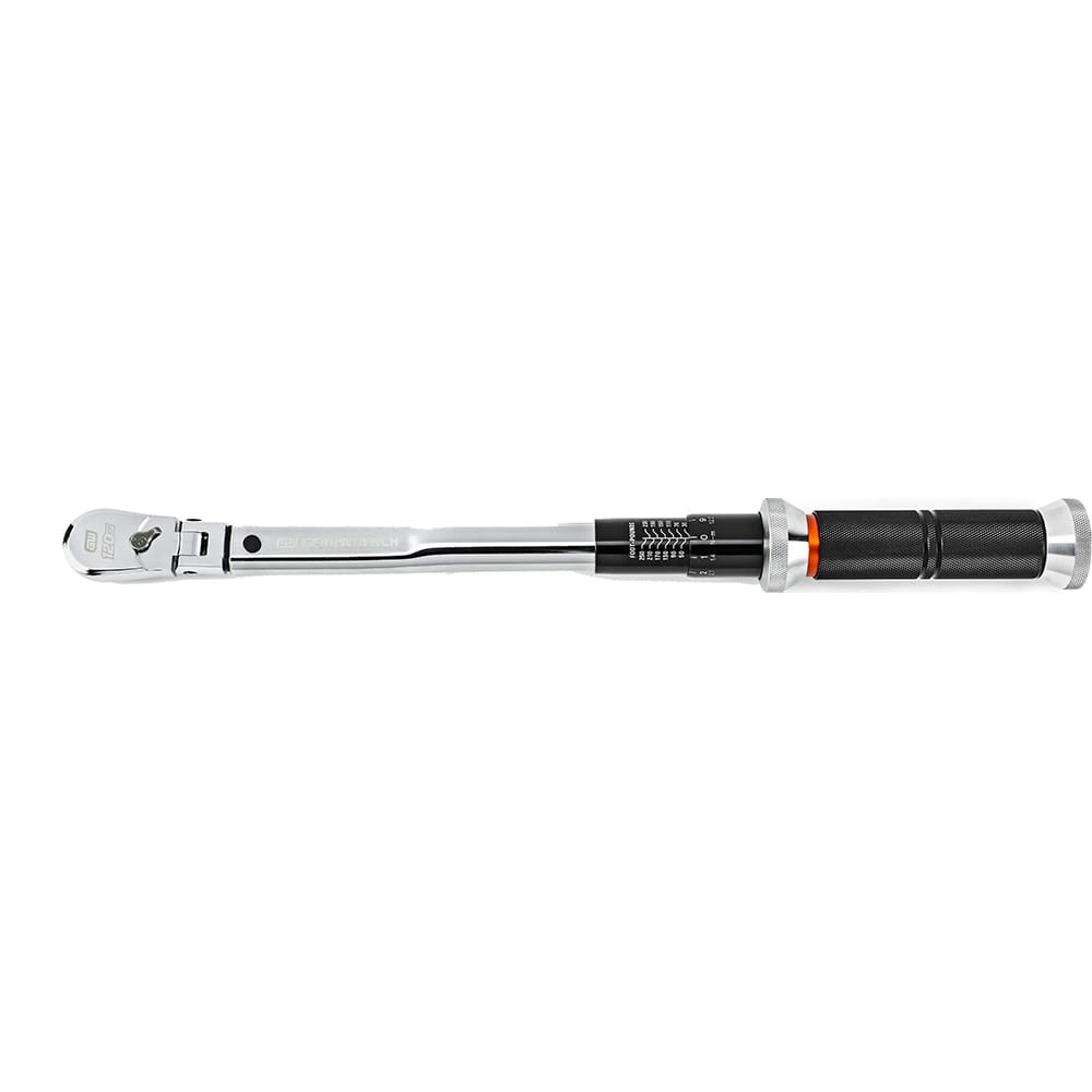 GEARWRENCH - Torque Wrenches; Type: Torque Wrench ; Drive Size: 3/8 ; Maximum Torque (In/Lb): 1200.0 ; Maximum Torque (Ft/Lb): 100.00 ; Maximum Torque (Inch/oz): 19200.00 ; Maximum Torque (Nm): 136.000 - Exact Industrial Supply