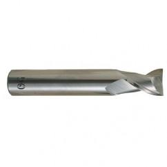 1 Dia. x 4 Overall Length 2-Flute .120 C/R Solid Carbide SE End Mill-Round Shank-Center Cutting-Uncoated - Best Tool & Supply