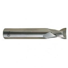 1 Dia. x 4 Overall Length 2-Flute .120 C/R Solid Carbide SE End Mill-Round Shank-Center Cutting-Uncoated - Best Tool & Supply