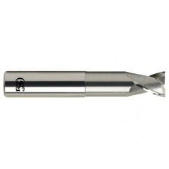 1 Dia. x 6 Overall Length 2-Flute .060 C/R Solid Carbide SE End Mill-Round Shank-Center Cutting-Uncoated - Best Tool & Supply