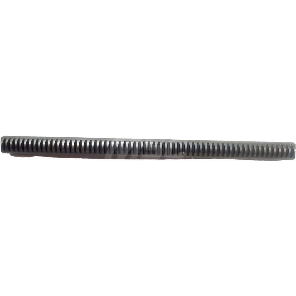 5/16″ Diam 1' Long 1018/12L14 Steel Gear Rack 16 Pitch, 14.5° Pressure Angle, Round