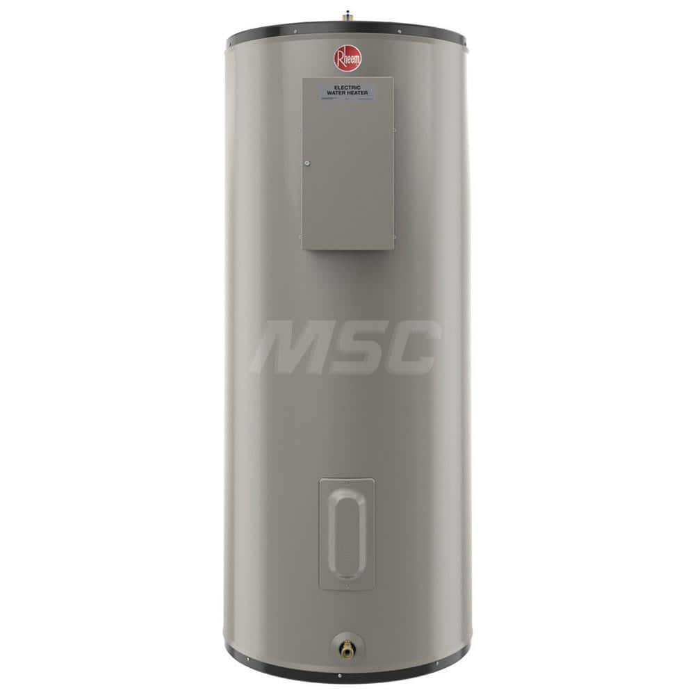 Electric Water Heaters; Style: Light-Duty; Voltage: 480; Wire Gauge: 10; Temperature Rise: 120 ™F @ 20 GPH; Kilowatts: 12; Tank Capacity (Gal.): 52.00; Diameter/Width (Inch): 22-1/4; Amperage Rating: 12.5; Phase: 1; 3