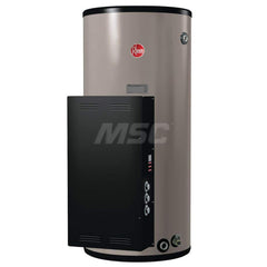 Electric Water Heaters; Style: Heavy-Duty; Voltage: 480; Wire Gauge: 10; Temperature Rise: 140 ™F @ 53 GPH; Kilowatts: 18; Tank Capacity (Gal.): 120.00; Diameter/Width (Inch): 30-1/4; Amperage Rating: 22; 38; Phase: 1; 3