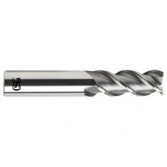 5/16 Dia. x 2-1/2 Overall Length 3-Flute .020 C/R Solid Carbide SE End Mill-Round Shank-Center Cutting-Uncoated - Best Tool & Supply