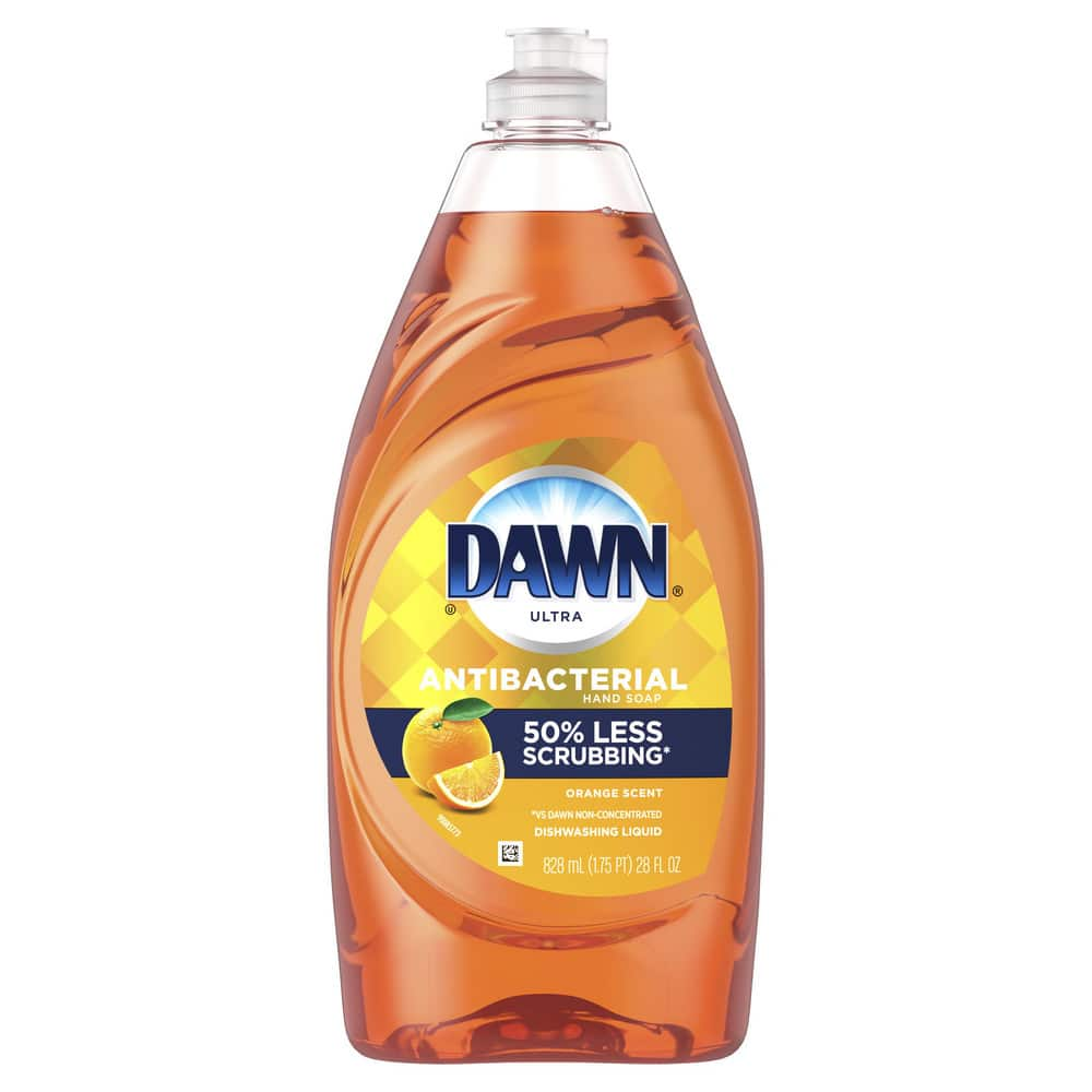 Dish Detergent; Form: Liquid; Container Type: Bottle; Container Size (oz.): 28.00; Scent: Orange; For Use With: Ultra Antibacterial Liquid