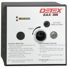 Plastic Hardwired Timed Bypass Exit Alarm & Rechargeable Battery For use with Interior & Exterior Doors