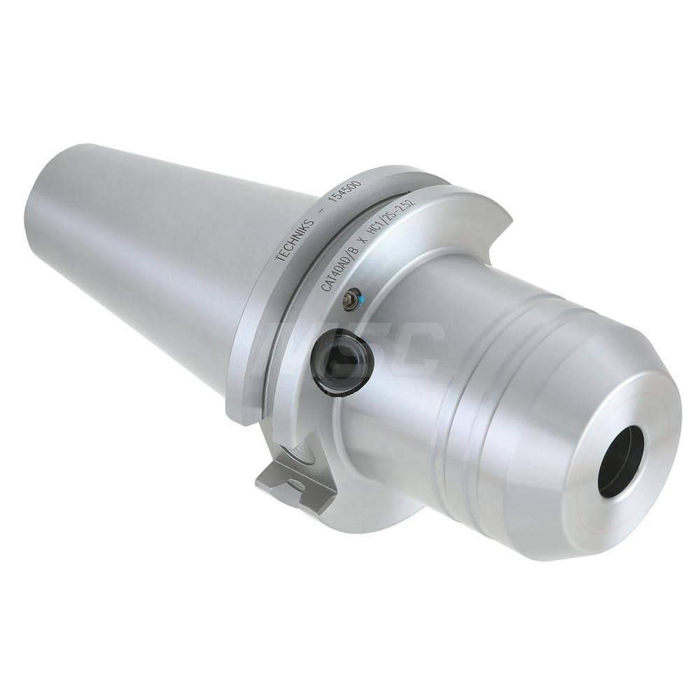 Hydraulic Tool Chuck: Taper Shank, 64.5 mm Hole 64.5 mm Projection, 37 mm Nose Dia, Through Coolant