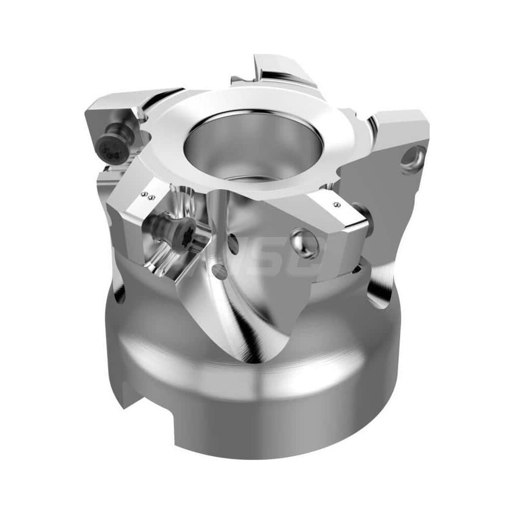 Indexable High-Feed Face Mills; Minimum Cutting Diameter: 35.70 mm; Maximum Cutting Diameter: 52.00 mm; Maximum Depth Of Cut: 1.10 mm; Arbor Hole Diameter (mm): 22.00; Compatible Insert Size Code: SPKT10T317; Maximum Ramping Angle: 1.8; Series: R220.21; C