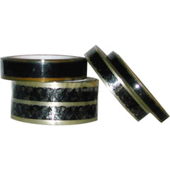 Packing Tape: 1/2″ Wide, 216' Long, Clear, Solvent-Based Adhesive Cellulose