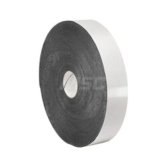 Black Double-Sided Polyethylene Foam Tape: 3/4″ Wide, 5 yd Long, 62 mil Thick, Rubber Adhesive