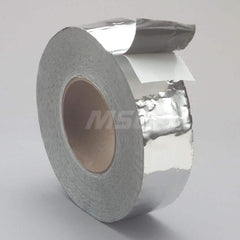 Duct Tape: 3″ Wide, 100' Long, 17 mil Thick, Aluminum Foil Mastic Adhesive, 22 lb/in Tensile Strength