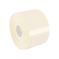 White Double-Sided Polyethylene Foam Tape: 2″ Wide, 5 yd Long, 62 mil Thick, Rubber Adhesive