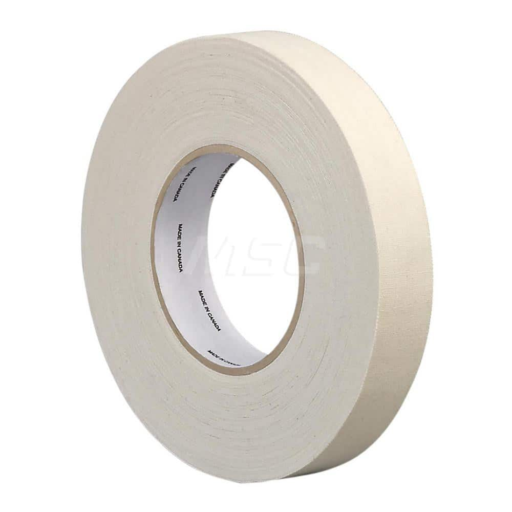 Duct Tape: 1″ Wide, 10.5 mil Thick, Cotton Cloth Natural Rubber Adhesive, 36 lb/in Tensile Strength