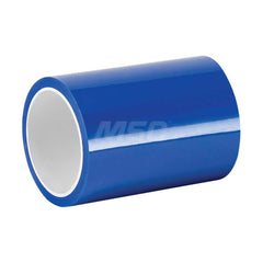 Polyester Film Tape: 4″ Wide, 10 yd Long, 3.5 mil Thick 46 Lb/In Tensile Strength, Silicone Adhesive, 400 ° F