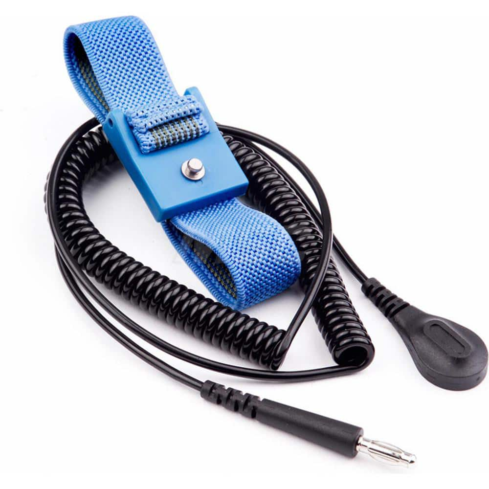 Grounding Wrist Straps; Size: Adjustable; Attachment Method: Snap Lock; Disposable or Reusable: No; Material: Fabric; Grounding Cord Included: Yes; Cord Length: 6; Resistor: Yes; Disposable: No