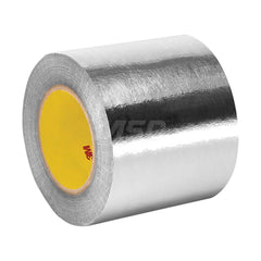 Glass Cloth Tape; Width (Inch): 4; Material Type: UPVC; Color: Shiny Silver; Adhesive Material: Silicone; Length (yd): 36.00; Thickness (mil): 10.5000; Tensile Strength (Lb./Inch): 36.00; Minimum Operating Temperature (F): -65.000; Maximum Operating Tempe