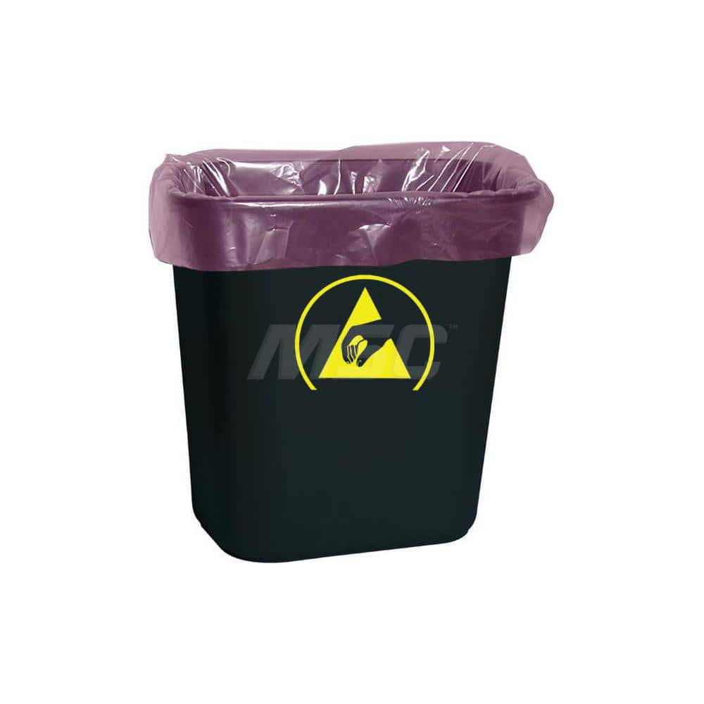 Rigid Trash Can Liners; Container Shape: Round; Compatible Container Capacity: 10; Color: Pink; Features: 2 mil; Dissipative; Length (mm): 24.00; Length (Inch): 24.00; Shape: Round; Color: Pink; Capacity (Gal.): 10; Overall Length: 24.00