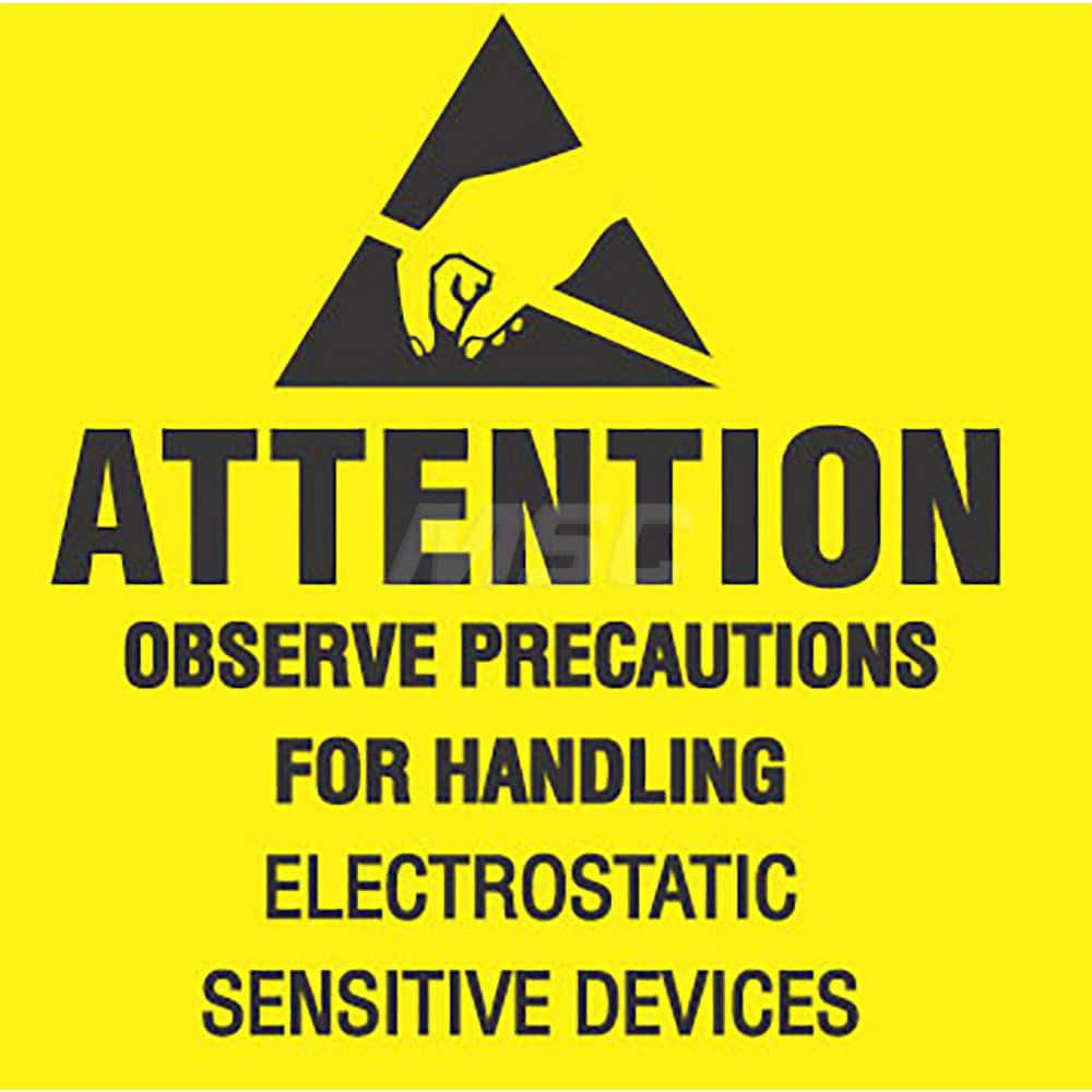 Anti-Static Equipment Accessories; Type: Precaution Label