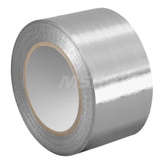 Glass Cloth Tape; Width (Inch): 1/2; Material Type: Aluminum; Glass Cloth; Color: Silver; Adhesive Material: Silicone; Length (yd): 36.00; Thickness (mil): 6.8000; Tensile Strength (Lb./Inch): 100.00; Maximum Operating Temperature (F): 500.000