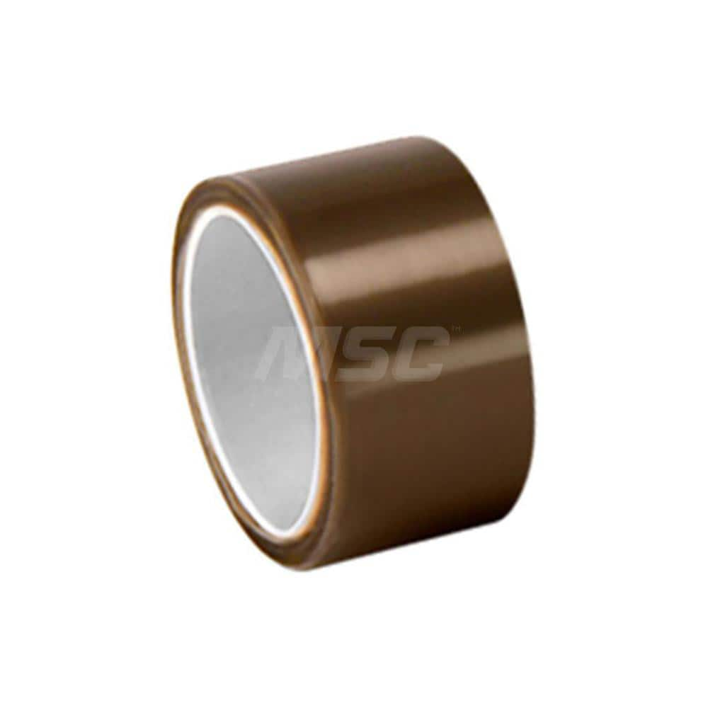 Polytetrafluroethylene Film Tape: 2″ Wide, 5 yd Long, 6.8 mil Thick 49 Lb/In Tensile Strength, Silicone Adhesive, 500 ° F