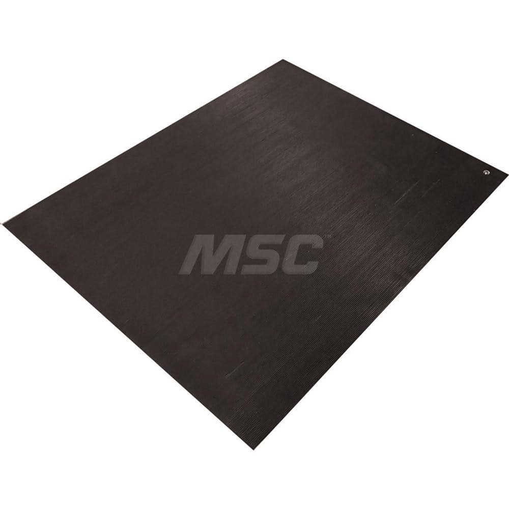 Anti-Static Work Kits & Table Mats; Mat Type: Anti-Static Floor Mat; Material: Rubber; Overall Length: 72.00; Thickness: 0.125 in; Resistance: 104.000; Color: Black