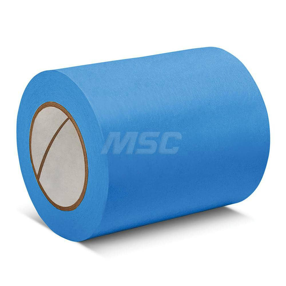 Masking Tape: 2″ Wide, 60 yd Long, 4.9 mil Thick, Blue Crepe Paper, Rubber Adhesive, 20 lb/in Tensile Strength