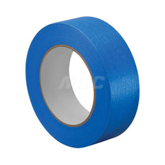 Painter's Tape & Masking Tape: 1″ Wide, 60 yd Long, 5.7 mil Thick, Blue Crepe Paper, Rubber Adhesive, 22.5 lb/in Tensile Strength