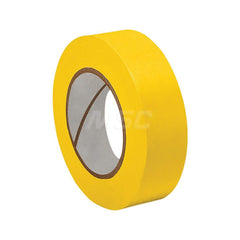 Painter's Tape & Masking Tape: 1-1/2″ Wide, 60 yd Long, 3.6 mil Thick, Yellow Paper, Acrylic Adhesive, 18 lb/in Tensile Strength