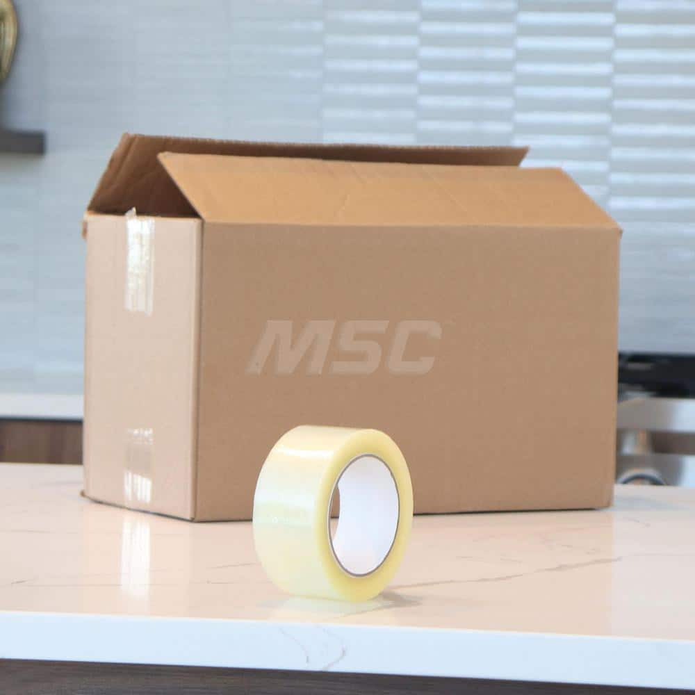 Packing Tape: Clear, Hot Melt Adhesive Polypropylene Film, 1.6 mil Thick