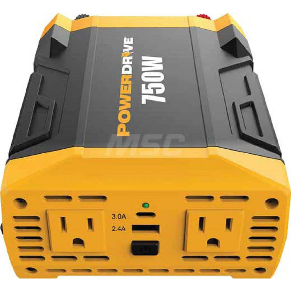 Power Inverters; Input Voltage: 12.00; Output Voltage: 750; Continuous Output Power: 750; Peak Output Power: 750; Maximum Input Current Rating: 12 V; Output Amperage: 62.5; Mounting Type: Floor Mount; Surface Mount; Input Voltage: 12.00; Output Voltage: 7