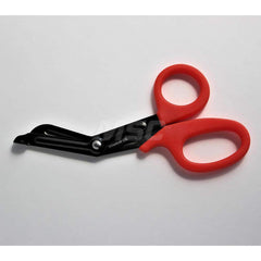 Scissors, Forceps & Tweezers; Product Type: Scissor; Tip Shape: Blunt; Blade Style: Curved; Straight; Disposable: No; Length (Inch): 7.25; Blade Material: Titanium; Handle Material: Plastic; Additional Information: No; Overall Length: 7.25