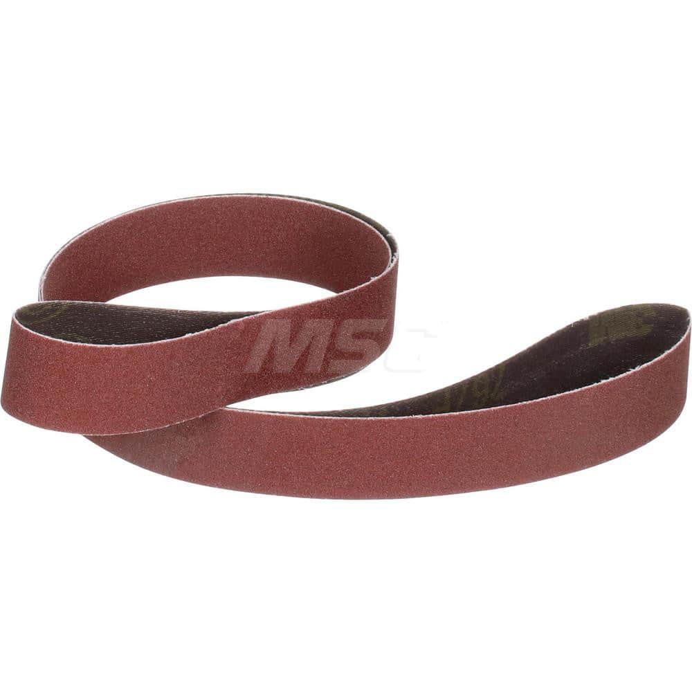 Abrasive Belt: 2″ Width, 48″ OAL, 80+ Grit, Ceramic Coated