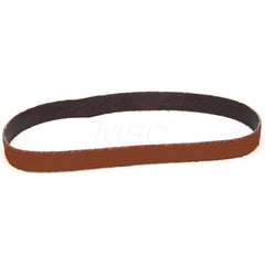 Abrasive Belt: 1″ Width, 18″ OAL, 60+ Grit, Ceramic Coated