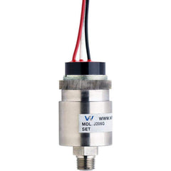 Pressure, Vacuum & Compound Switches; Type: High Pressure Vacuum Switch; Thread Size: 1/8; Voltage: 115VAC / 28 VDC; Thread Type: NPT Male; Amperage: 1.0000; Electrical Connection: 12in Free Leads; Wetted Parts Material: 316 Stainless Steel; Repeatability