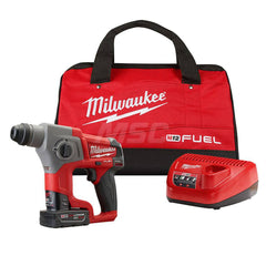 Cordless Hammer Drill: 12V, 5/8″ Chuck, 6,200 RPM SDS Plus Chuck, Reversible, 1, Charger Included