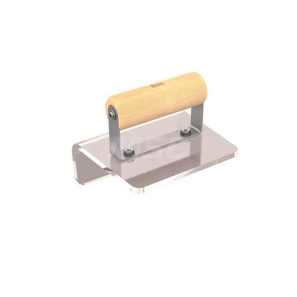 Trowels; Type: Outside Corner Tool; Trowel Type: Outside Corner Tool; Blade Type: Round; Blade Material: Plexiglass; Handle Material: Wood