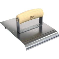 Trowels; Type: Hand Groover; Trowel Type: Hand Groover; Blade Type: Round; Blade Material: Stainless Steel; Handle Material: Wood