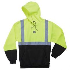 8293 S LIM/BLK HOODED SWEATSHIRT - Best Tool & Supply