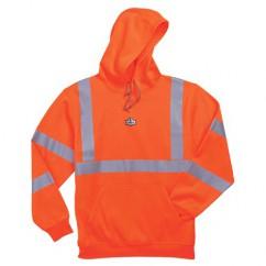 8393 L ORANGE HOODED SWEATSHIRT - Best Tool & Supply