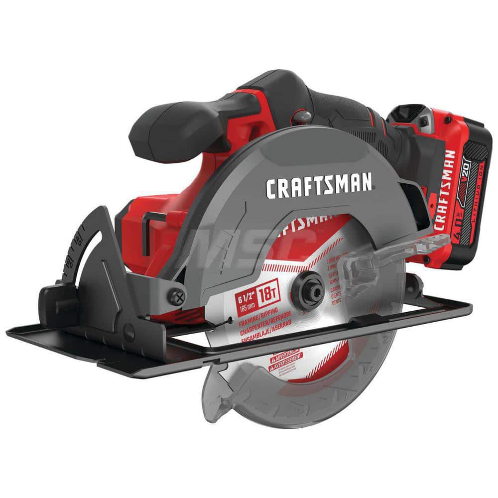 20.00V Cordless Circular Saw 4200 RPM, Left Blade