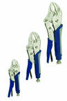 3 Piece - Curve Jaw Cushion Grip Locking Plier Set - Best Tool & Supply