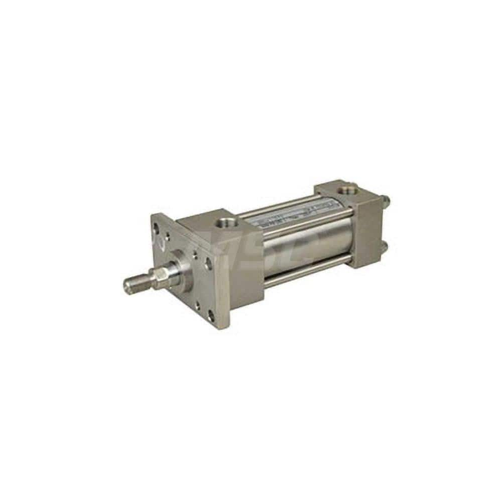 Air Cylinder Accessories; Type: Front Flange; Accessory Type: Front Flange; For Use With: Cylinder; Material: Stainless Steel; Bore Size: 2-1/2; Bore Size: 2-1/2