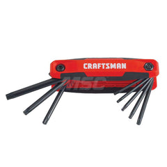 Hex Key Sets; Tool Type: Hex; Handle Type: Folding; Measurement Type: Inch; Torx Size Range: T9 - T40; Finish Coating: Black Oxide