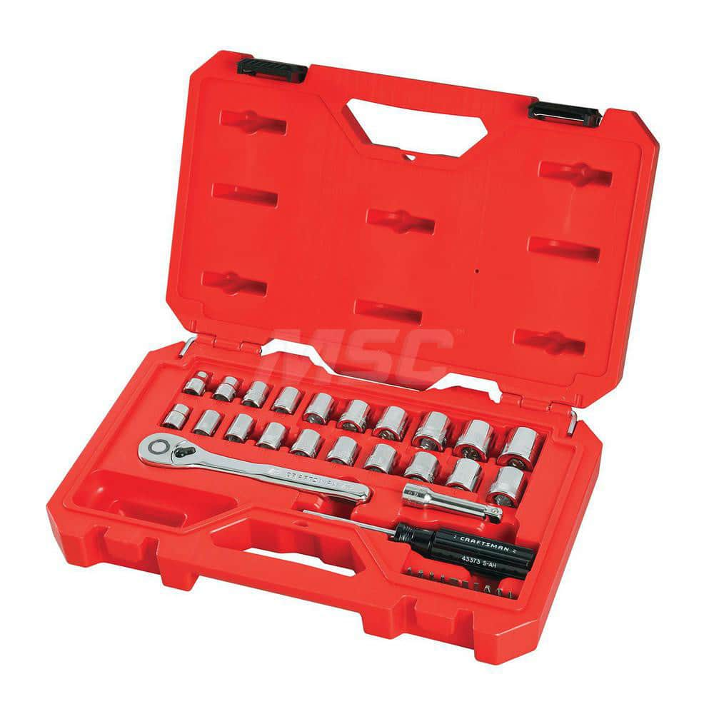 Combination Hand Tool Set: 3/8″ Drive