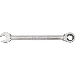 Combination Wrench: Steel, Polished Chrome-Plated