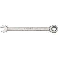 Combination Wrench: Steel, Polished Chrome-Plated