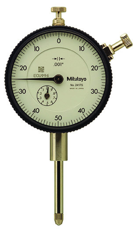 1" Total Range - 0-50-0 Dial Reading - AGD 2 Dial Indicator - Best Tool & Supply